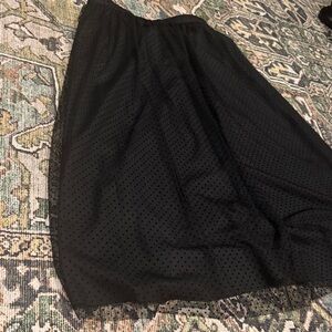 Elegant Black Tulle Women's Skirt